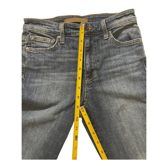 Joe's Jeans Women's Barb Cuff Mid Rise Crop Blue Jeans Size 25 Style 4500371793 - Picture 6 of 11